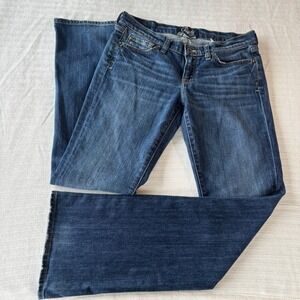 Lucky Brand Zoe Bootcut Jeans Larkspur 3D Dark Wash Womens 8/29 Reg Inseam